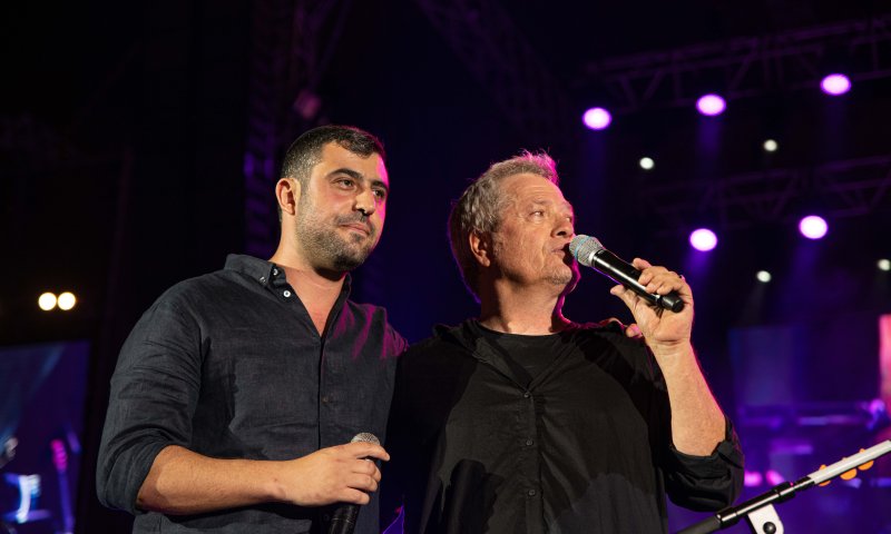 מול 12 אלף איש: שלמה ארצי וישי ריבו התאחדו שוב