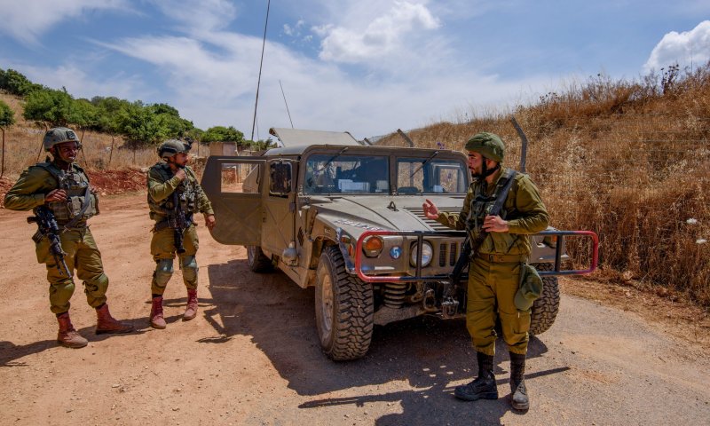 כוח של חיזבאללה הקים מוצב בתוך שטח ישראל