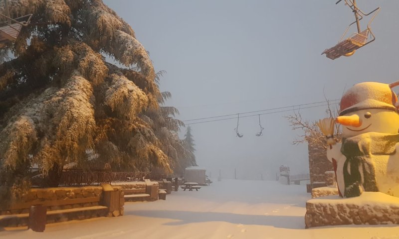 עקב השלג הכבד: אתר החרמון ייסגר למבקרים