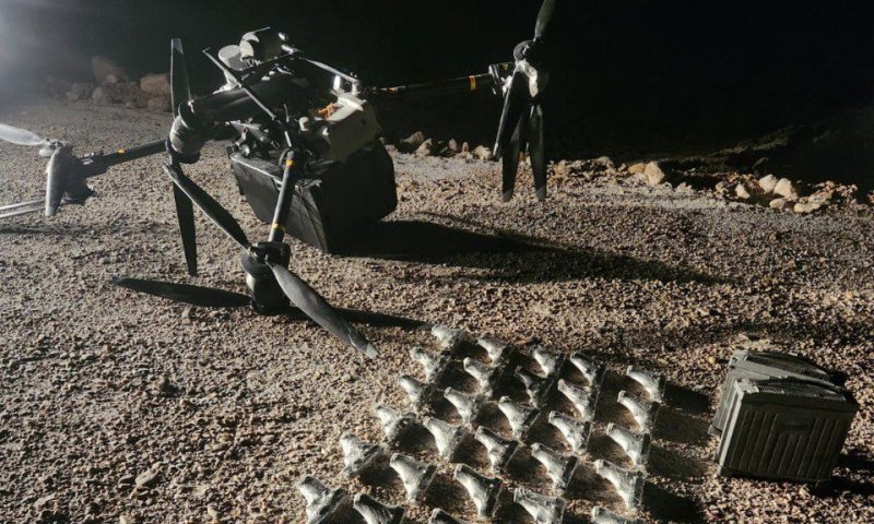 איום הרחפנים: סוכל ניסיון הברחה של 40 אקדחים בגבול ירדן