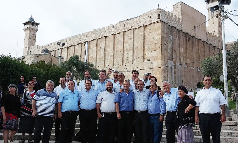 יום שחרור חברון: ראשי סניפי הבית היהודי בסיור