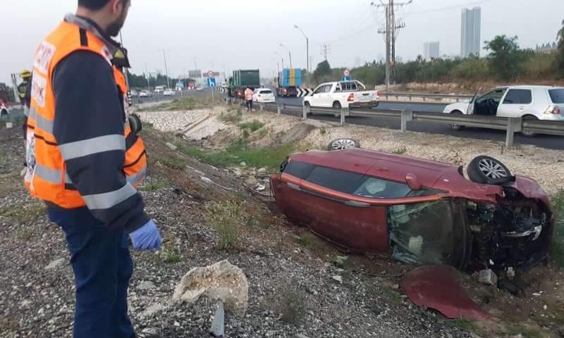 תלמידי ישיבה התהפכו עם רכבם: הרוג וששה פצועים