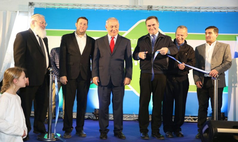 נתניהו וכ"ץ חנכו כביש עוקף ראשון בשומרון