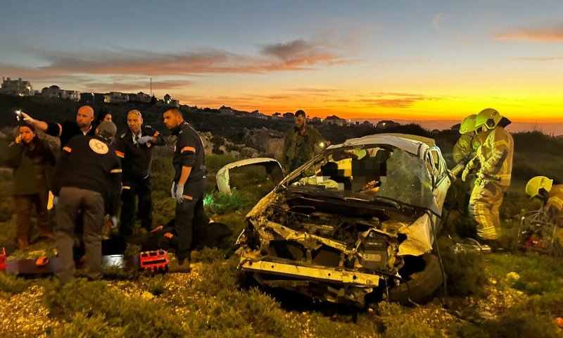 שלושה הרוגים בתאונה קטלנית סמוך לגבעת אסף