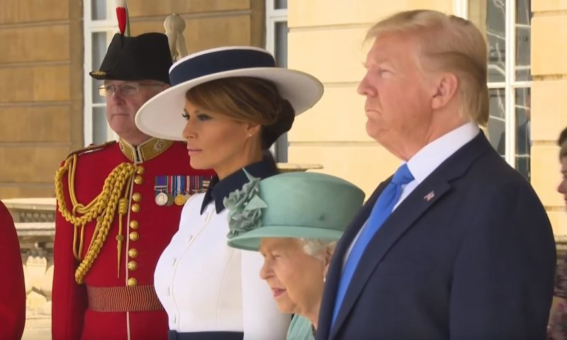 המחווה המרגשת של מלניה טראמפ לממלכה הבריטית