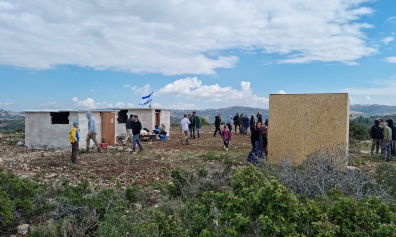 שוב: ממשלת הימין מפנה מאחז ביו"ש