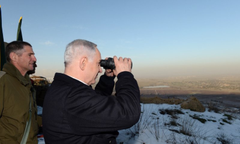 נתניהו ברמת הגולן: אנו עוקבים אחרי השינויים בסוריה