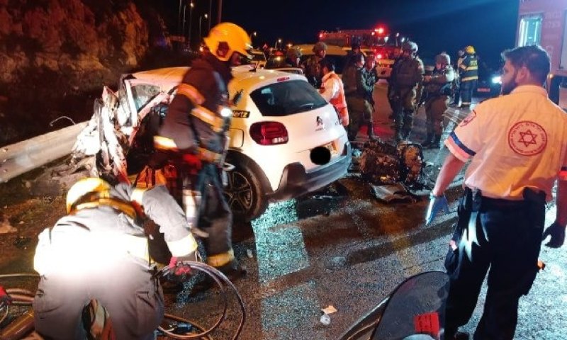 תאונה קשה סמוך לביתר עילית: 2 פצועים במקום