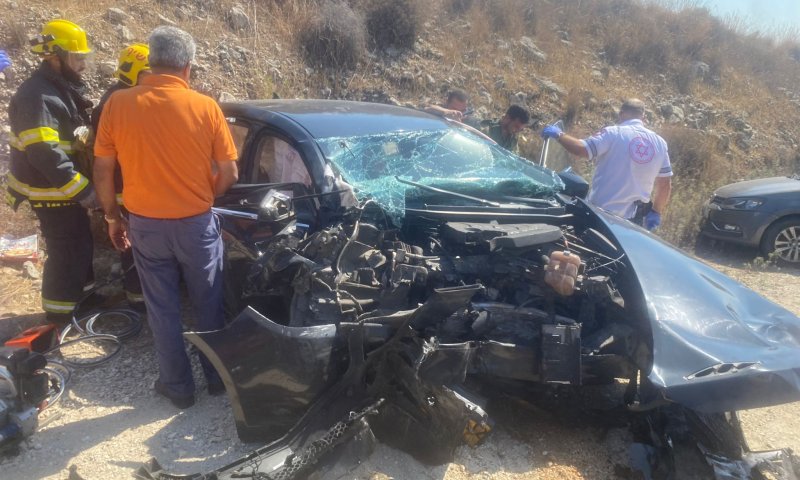 פצועה קשה בתאונת דרכים חזיתית בשומרון