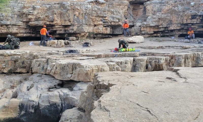 דרמה בנחל פרת: ילד נפל מגובה, נפצע ופונה במסוק