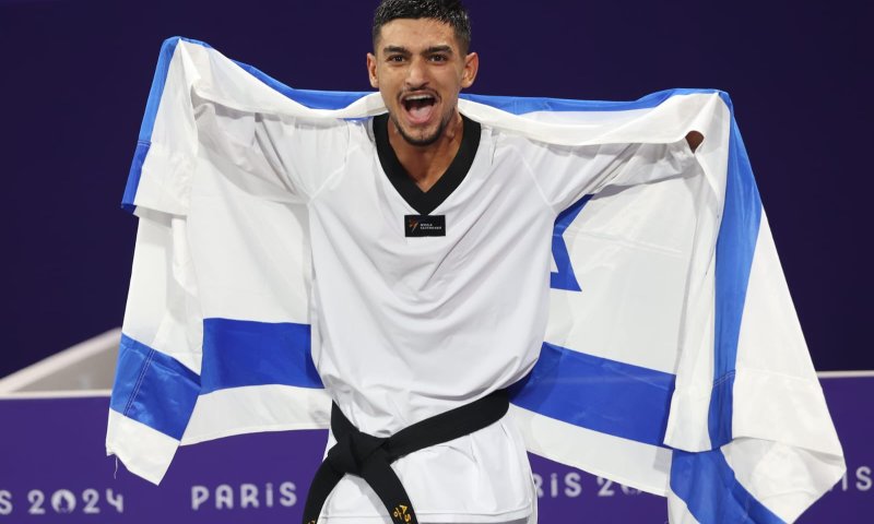אלוף ענק: מדליית זהב לאסף יסעור בטאקוונדו