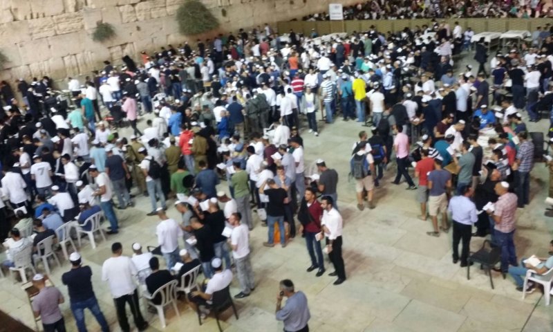 ירידה דרסטית במספר המתפללים בכותל