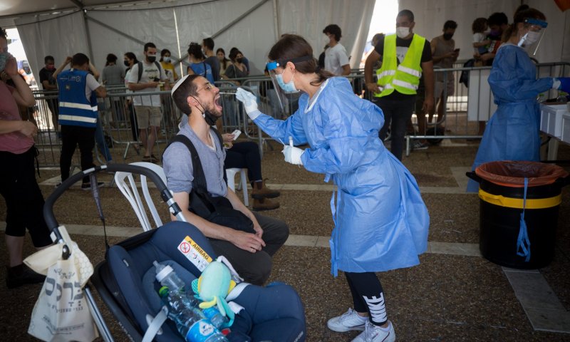 התייצבות במס' המאובחנים; עלייה בחולים קשה