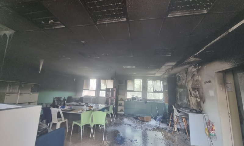 שריפה פרצה בבית ספר במודיעין, נזק רב למקום