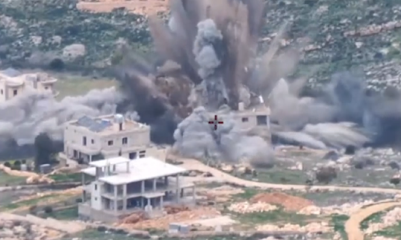 שוב: צה"ל תקף תשתיות ומבנים של חיזבאללה בלבנון