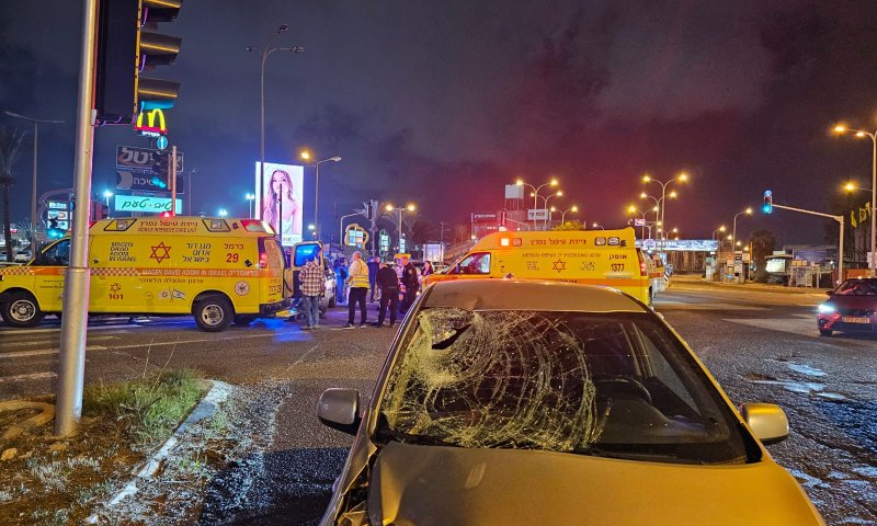 הולך רגל נפצע קשה בתאונת דרכים בחיפה