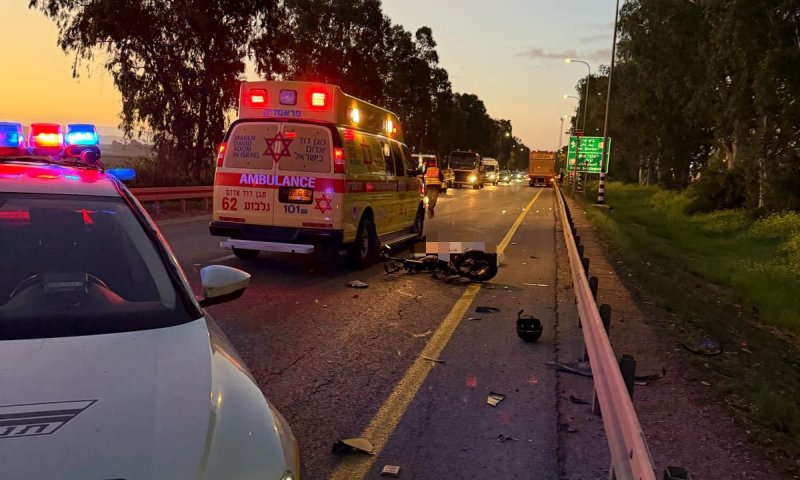 תאונה קשה בנגב: 10 פצועים בהתהפכות רכבים