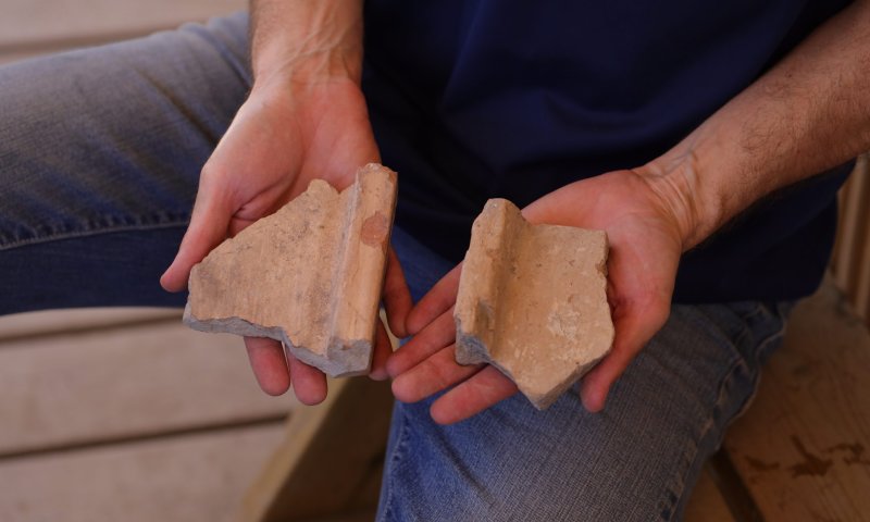 יבוא מיוון: בעיר דוד התגלו הרעפים הקדומים בישראל