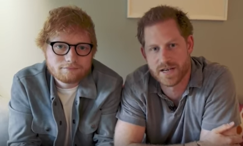 צפו: כוכב הפופ והנסיך הארי באיחוד מפתיע