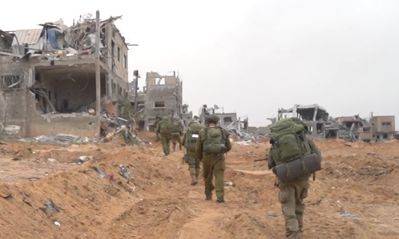 קרבות מול מחבלים וחיסול תשתיות: צפו בתיעוד מעזה