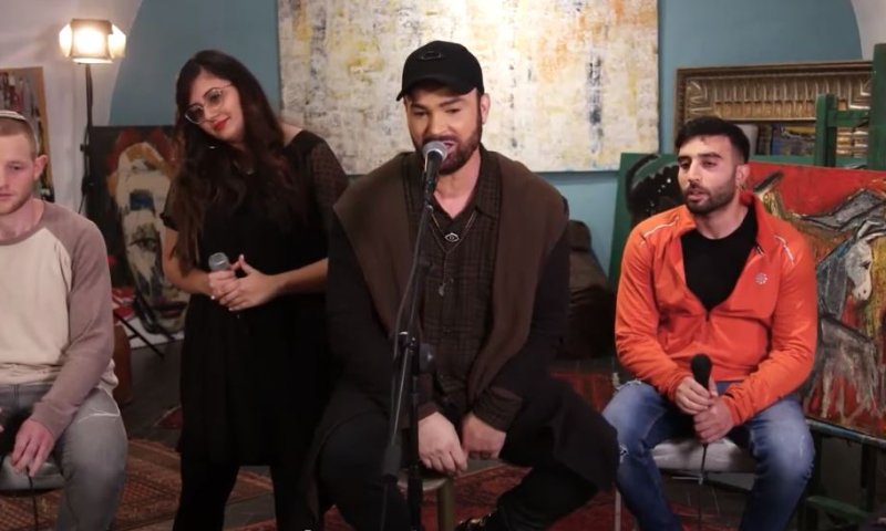 מרגש: דוד ד'אור בשיר עם פצועי צה"ל ונפגעי האיבה