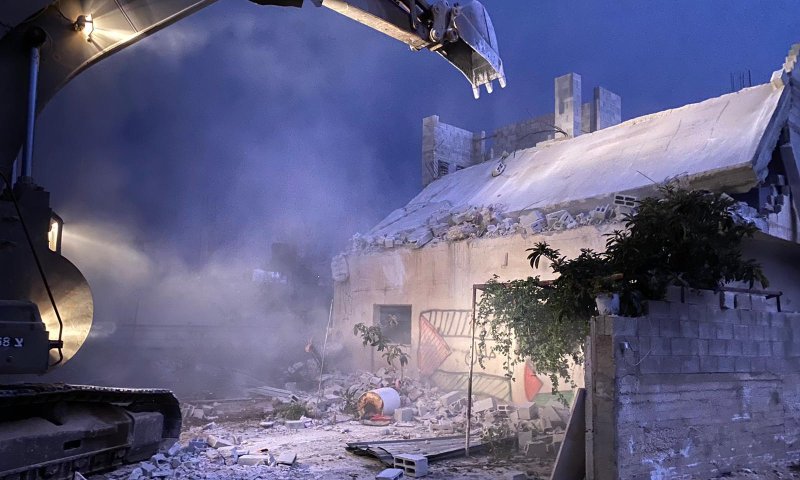 צה"ל הרס את בית המחבל שרצח את הרב שי אוחיון