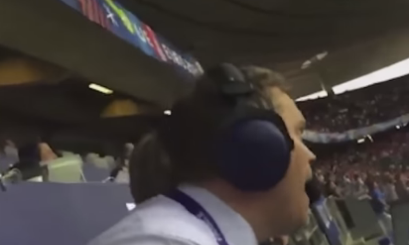 איסלנד ניצחה את אנגליה, השדר יצא מדעתו &bull;  צפו