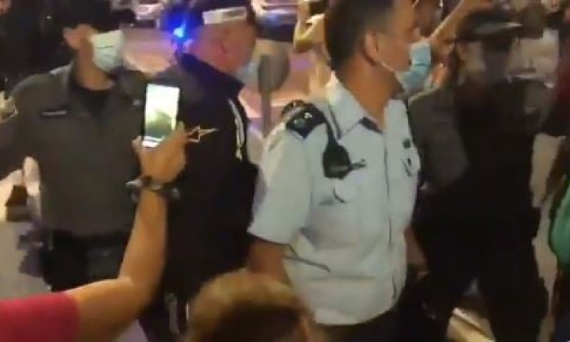 תנועות השמאל עתרו להרחיק את הקצין המכה מבלפור