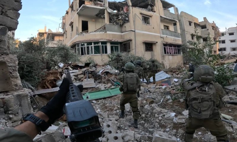 תיעוד: הלוחמים בקרב פנים מול פנים נגד מחבלי חמאס