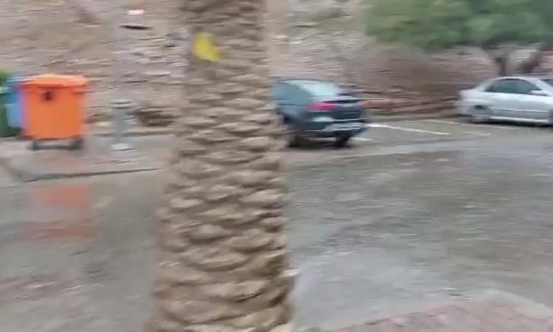 המערכת החורפית הגיעה גם לדרום: צפו בגשם באילת