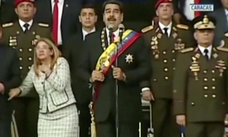 בשידור חי: נסיון התנקשות בנשיא ונצואלה. צפו