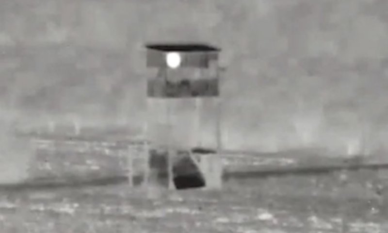 צפו: כך תקף צה"ל את עמדת חמאס ברצועה