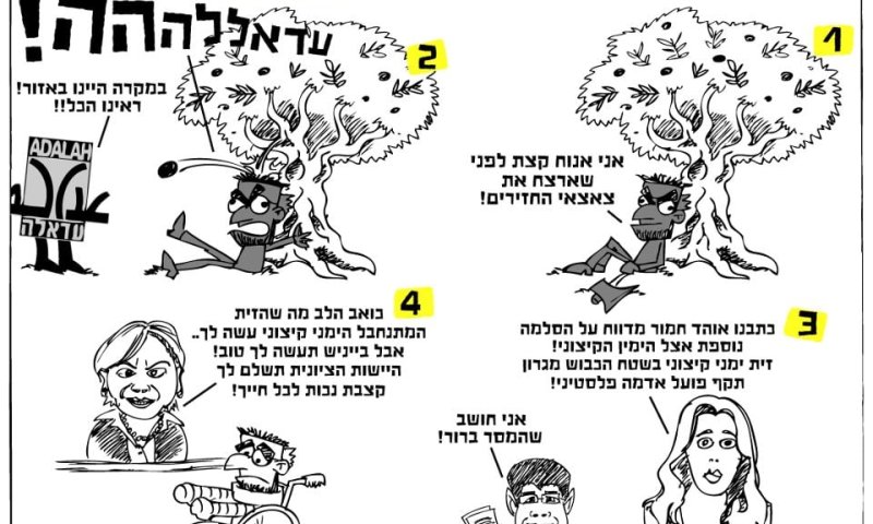 קריקטורה: איך עובדת התעמולה הפלסטינית בערוץ 2