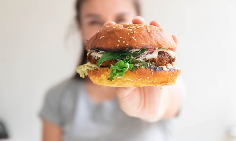 גם בריא וגם טעים: המבורגר טבעוני