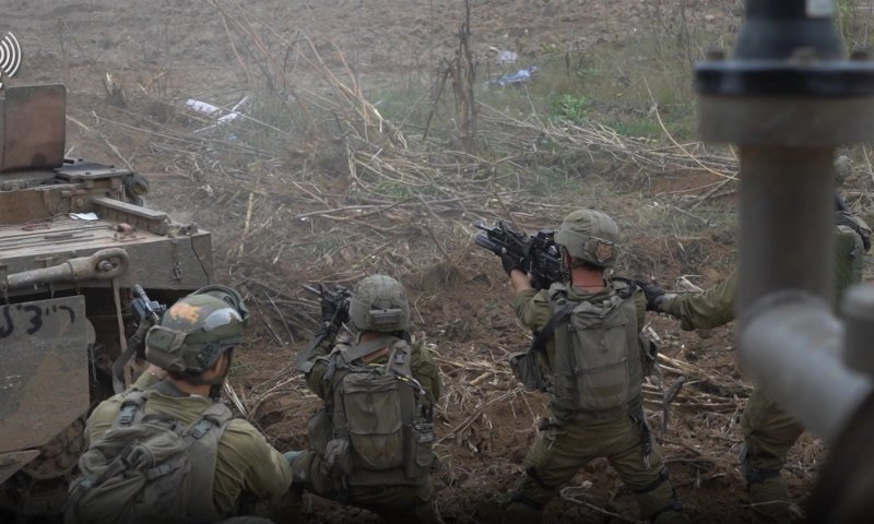 צפו: הלוחמים בקרבות פנים מול פנים בשג'עייה