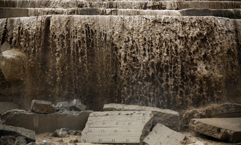 גשמי ברכה: צפו בזרימת המים בנחל קדרון