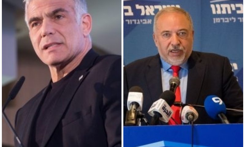 עימות בין ליברמן ללפיד: "לא בקיא בפרטים"