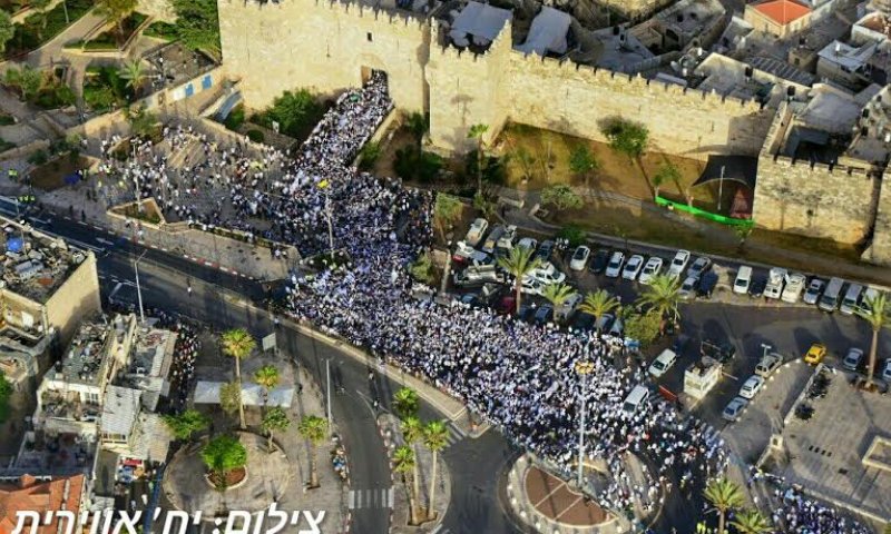 תיעוד מרהיב: 'ריקודגלים' ממעוף הציפור