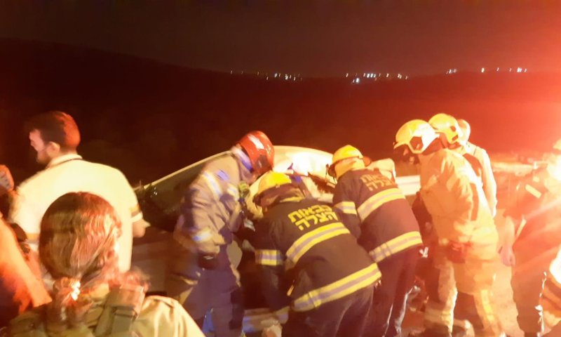 פצוע קשה בתאונת דרכים קשה בשומרון
