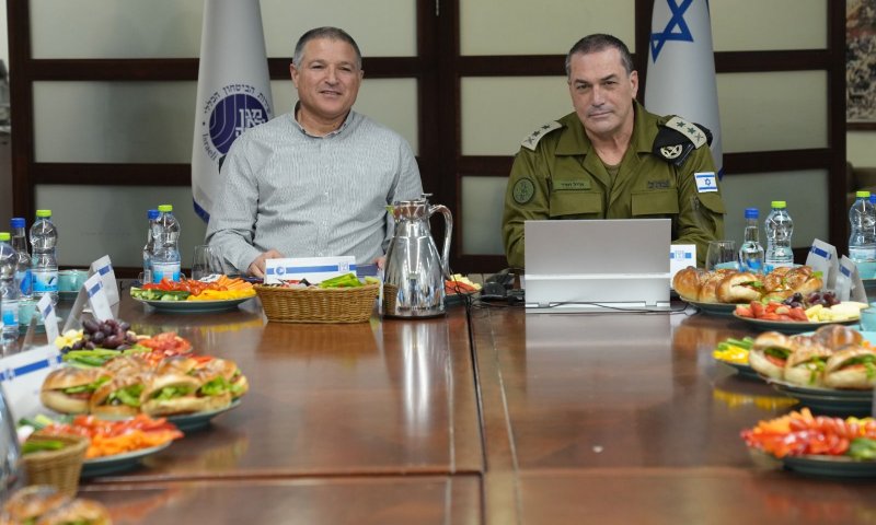 עם הר הבית ברקע: ראש השב"כ והרמטכ"ל בפגישת עבודה