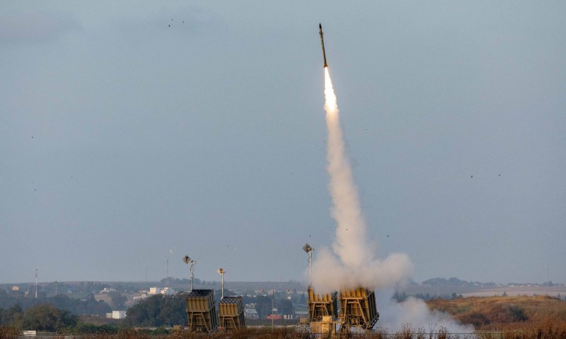 כיפת ברזל יירטה כטב"מ בשטח לבנון