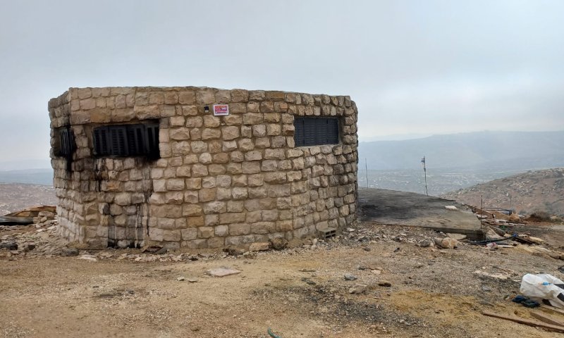 חשד להצתה: בית כנסת עלה באש בדרום הר חברון