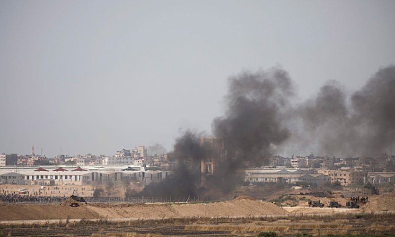 בתגובה לשיגור בלוני נפץ: צה"ל תקף תשתיות חמאס