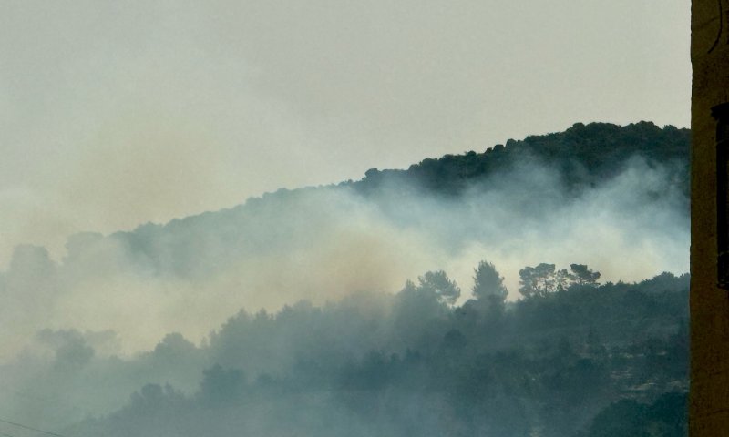 שריפה פרצה בהרי ירושלים, כוחות כיבוי גדולים במקום