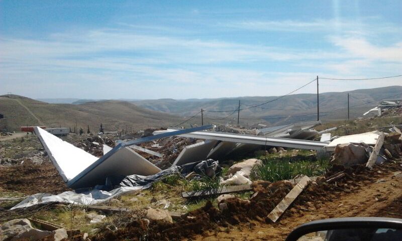 תוך כדי המו"מ הרס צה"ל ישוב היושב על אדמות מדינה
