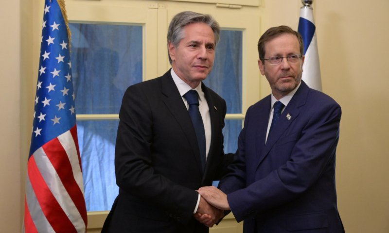 בלינקן להרצוג: "מה שראינו יהיה קשה למחוק מהמוח"