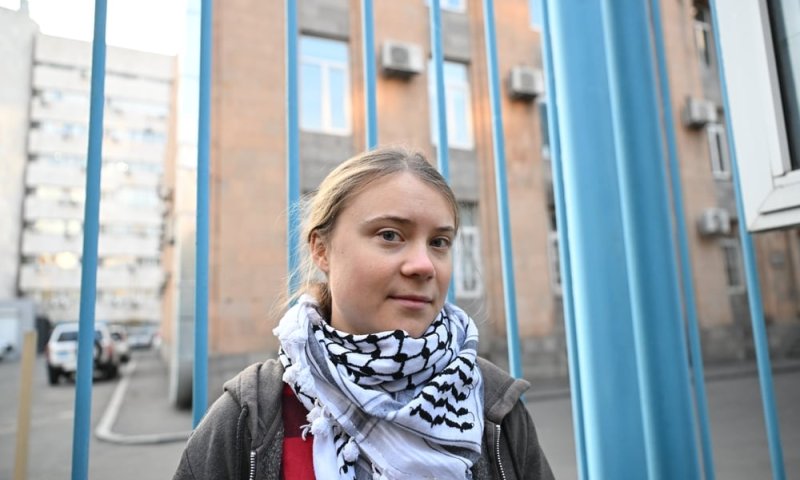 גרטה בדרך: המשט האירופאי צפוי להגיע לעזה ביום כיפור