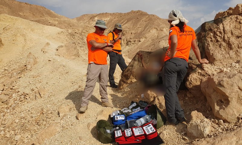 אילת: אם ובתה חולצו לאחר לילה במדבר ללא מים