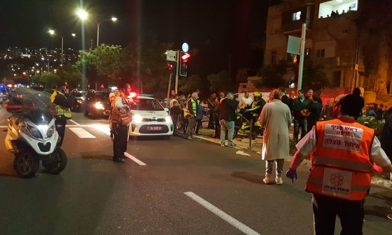 תאונה קשה בחיפה: 4 ילדים נדרסו במעבר חציה