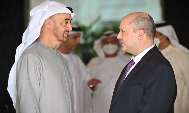 איראן על המוקד: בנט נועד עם נשיא האמירויות